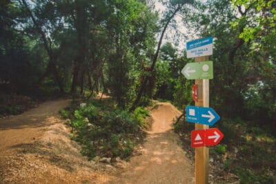 Mountain bike trail difficulty rating system