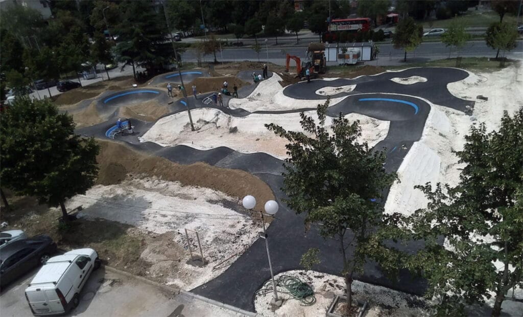 Pump track in Skopje is finished
