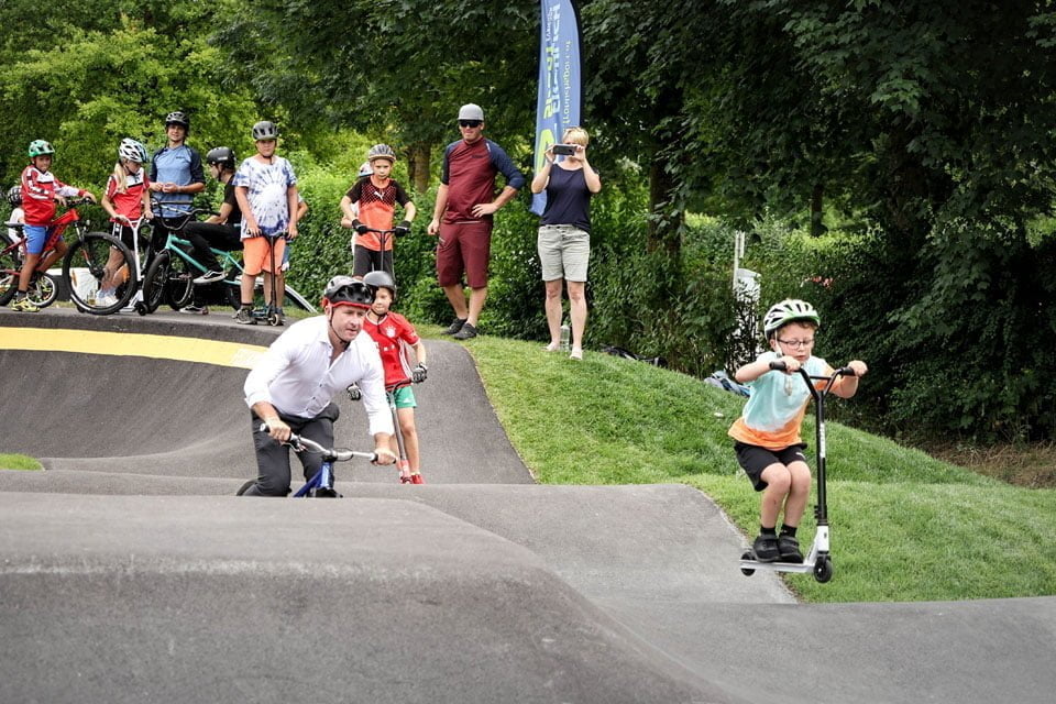 Uporaba pumptrack poligona