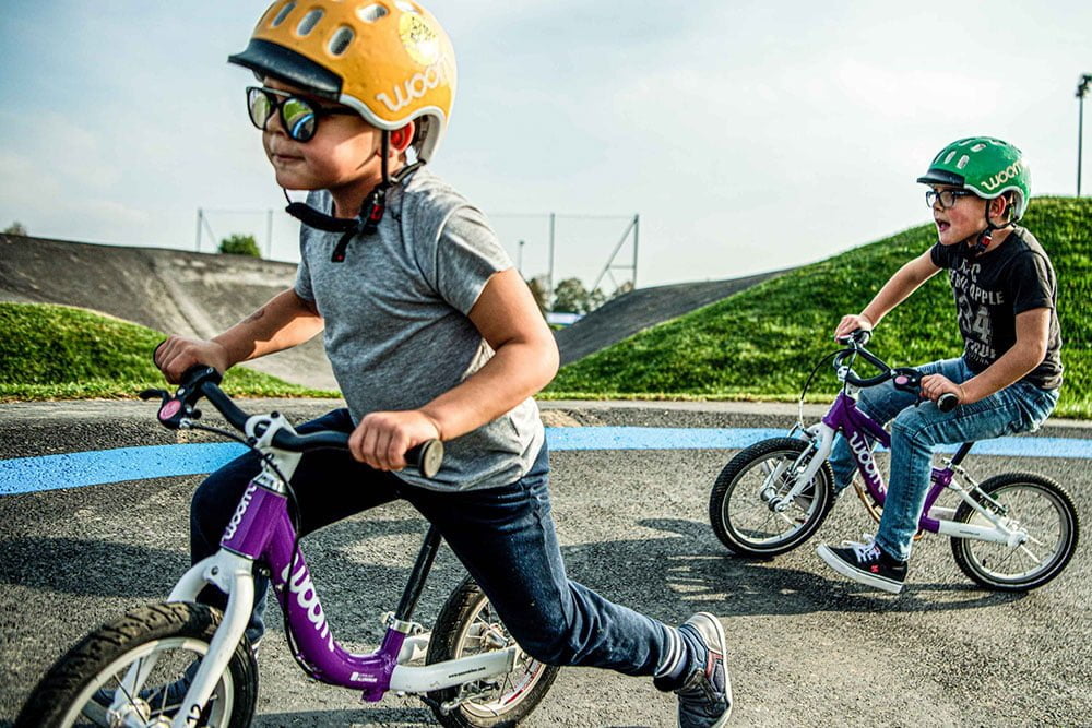 Pump track store for kids